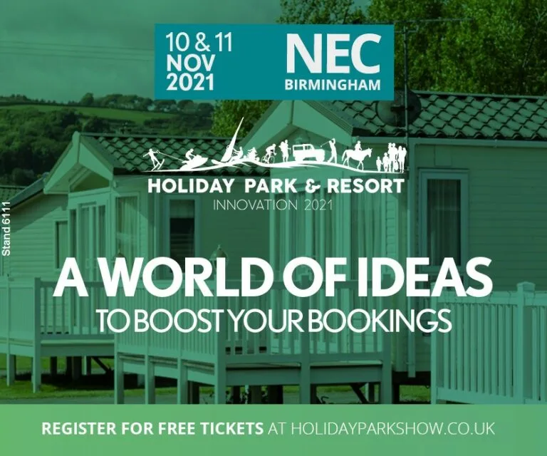 Join the Aaztec team at this year’s Holiday Park & Resort Innovation Show!