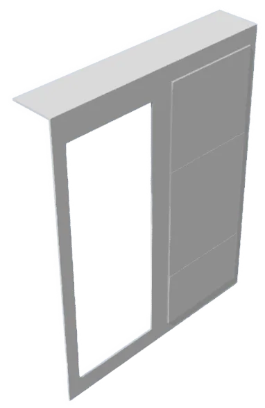 Cubicle Height IPS Duct