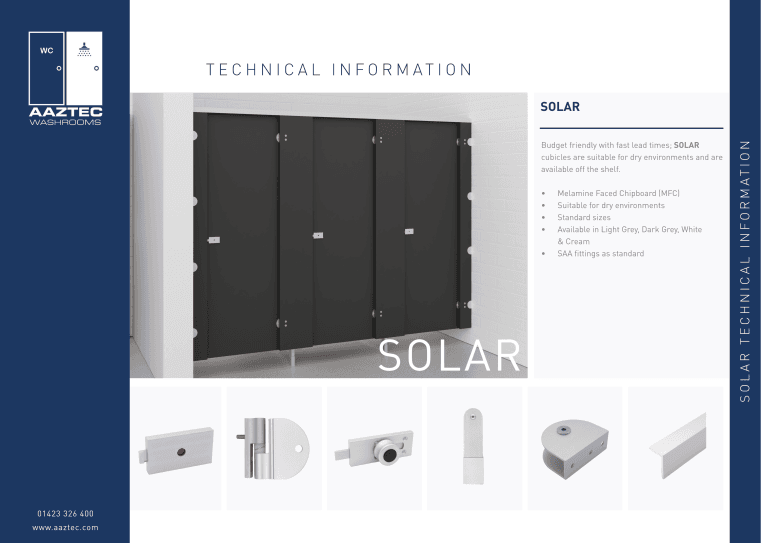 Solar Datasheet Front