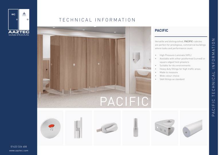 Aaztec Pacific Technical Data Sheet FRONT