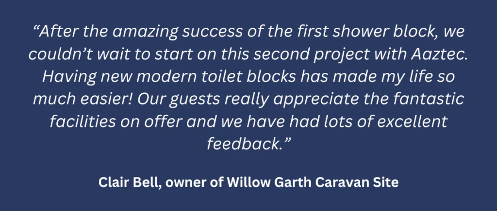 Willow Garth Caravan Site (Phase 2) 1 willow garth testimonial ph2