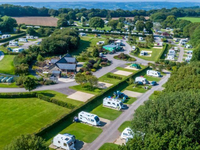 Monkton Wyld Camping Caravanning Super Pitches 1